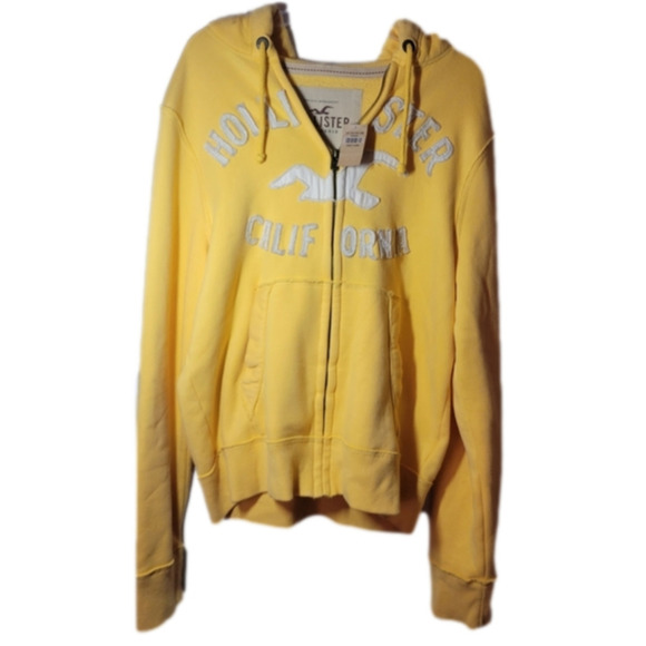 Hollister Other - Hollister Vintage Yellow Full Zip Hoodie. NWT